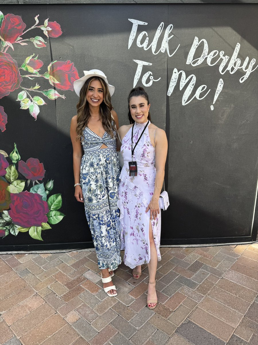 So much fun dressing up yesterday for the Fairmont Scottsdale Princess Kentucky Derby Party! 🐎👒 @SchwartzTV did a great job as the host/emcee! Did your horse win!?