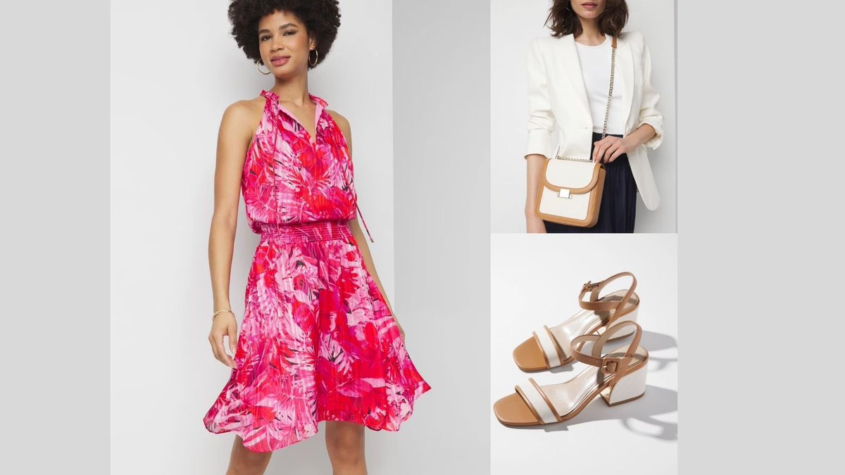 🌷Spoil mom this #MothersDay with timeless elegance from WHBM @SHOPTCV. She'll love the Sleeveless V-Neck Halter Blouson Dress and chic summer essentials like the Canvas Crossbody Bag & Sandal. Make her day special! #Elegance #WHBM #GiftsForHer 💁‍♀️

townandcountryvillage.com