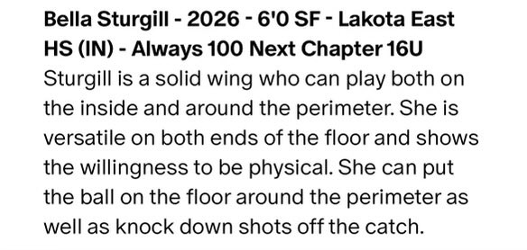 Thank you for the write up @MasonHAsher @AsherScouting!!