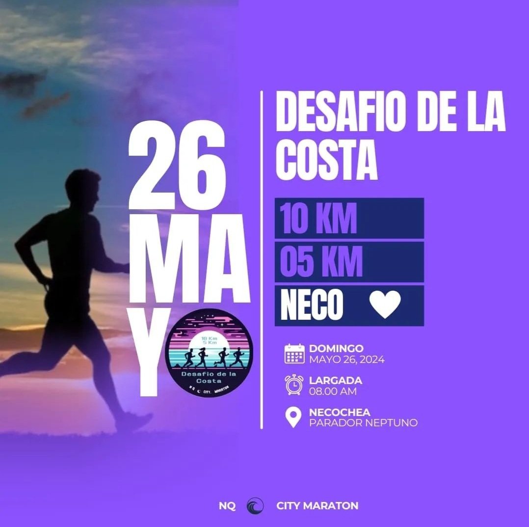 Están todos invitados!!!..
#Sancayetano #Necochea #runner