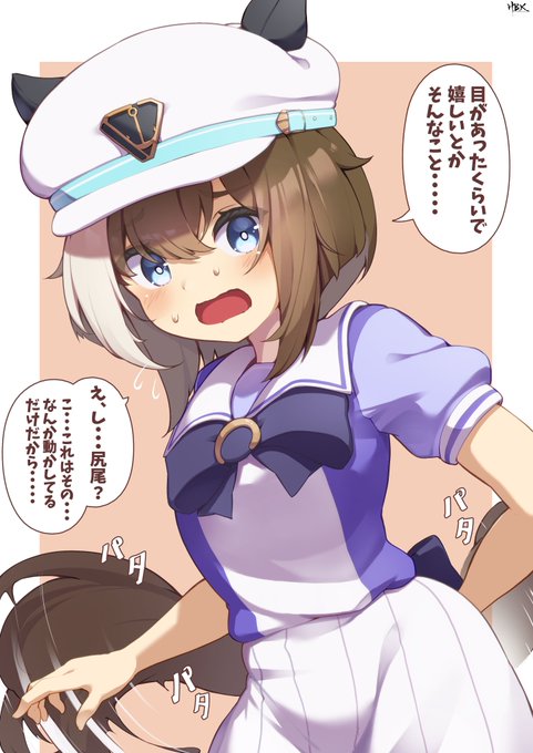 トレーナーを見かけると感情を隠しきれないシュヴァルちゃん 