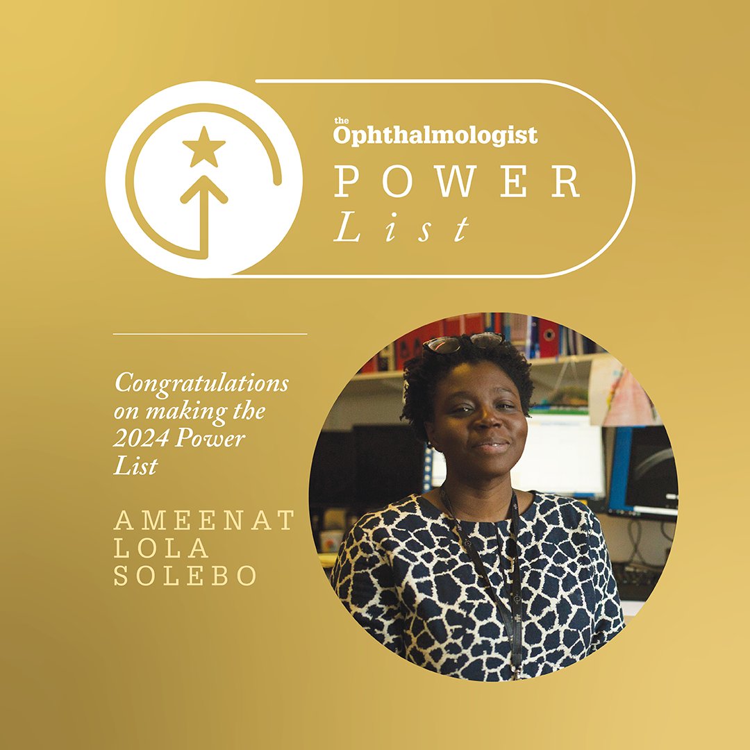 We're celebrating the visionaries & leaders highlighted in the 2024 Power list! Congratulations to @lolaeyedoc, Pediatric #Ophthalmologist and Clinician Scientist, Institute of Child Health and @GreatOrmondSt. Discover this year's honorees: bit.ly/4azr4OE