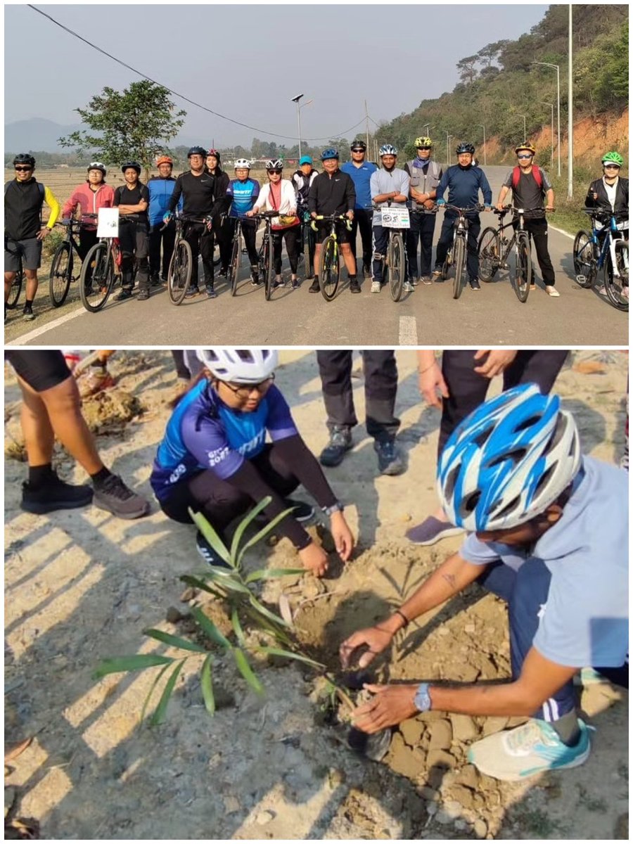 Doing cycling across India for 1 lakh Tree Plantation and Plastic Free Mountains.🏔️ Mount Everest Climb 2025 with this Mission@anandmahindra @HCL_Foundation @IndianOilcl @JSWFoundation @Discovery @jugender10 @MahindraRise @HPCL @NatGeo @redbullindia @SBIFoundation @TataCompanies