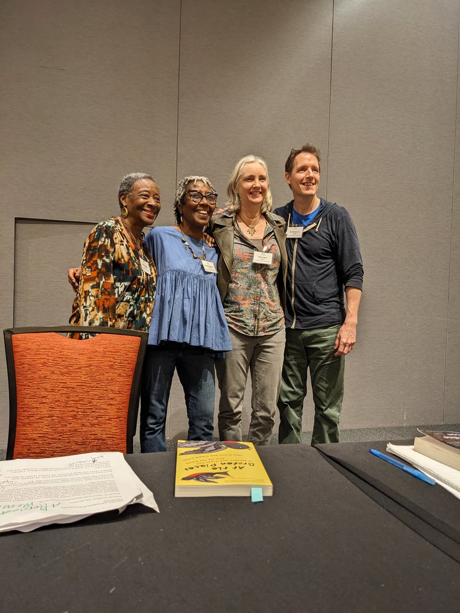 Great Panel, yesterday at the Washington Writers' Conference. Writing a Life: Memoir with Mary Collins, Joe McGinnis, Jr., and Marita Golden.