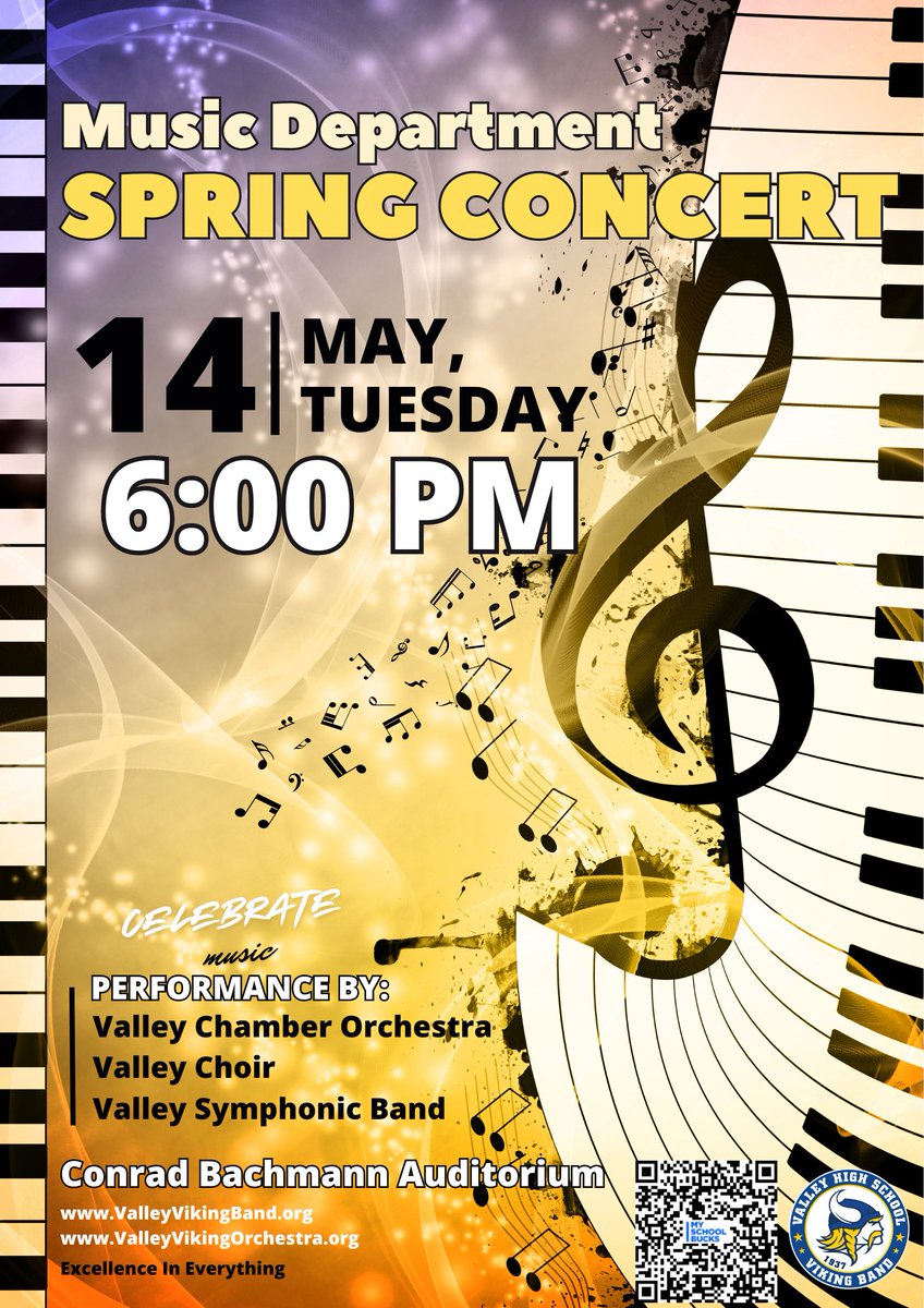 Come out to a night of wonderful music!  @ValleyViking033 @JCPS_Valley  @_VHS_Athletics @JCPSKY  @JCPSHighEA_AofL  @JCPSSuper