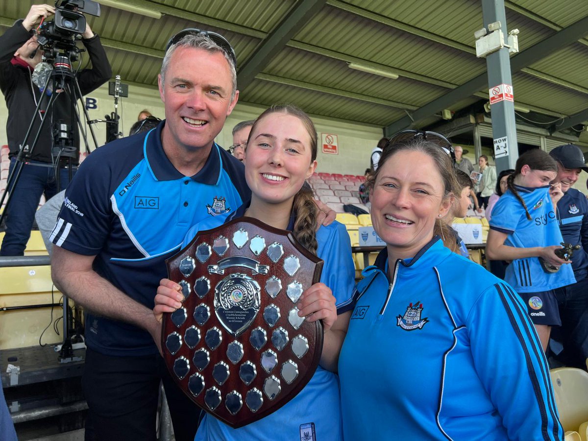 Proud moment for St Judes, Dublin camoige and all our families/friends today with the girls winning the All Ireland Minor Shield .Hard luck to Wexford in a great game