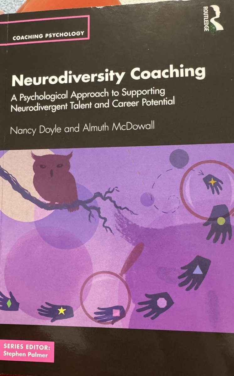#phdlife
#phdchat 
#phdforum 

Enjoying this book by @NancyDoylePsych and Almuth McDowall.

Coaching is well researched and has a strong evidence base. Through coaching we can learn how to honour our values at work, recognise who we are and how we do our best work 👍