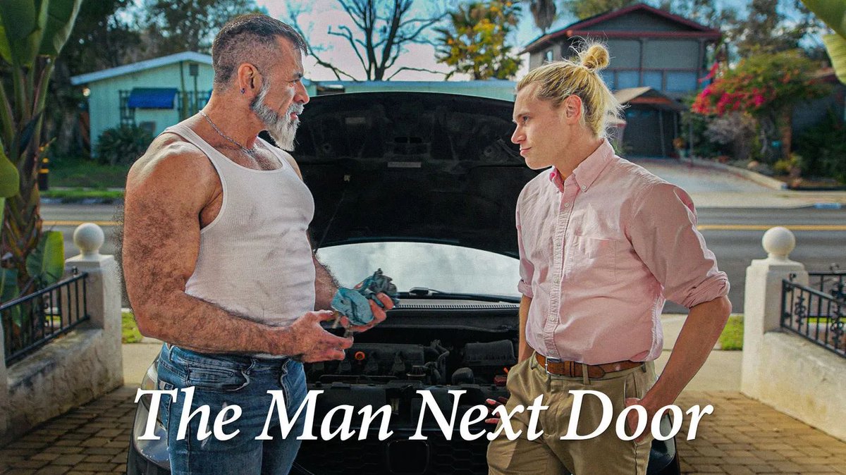 Coming this Friday! Joseph (@LawsonJamesX ) doesn't feel his age. When he meets Gabe (@JohnnyMoonMan), Joseph doesn't think he has a chance with him. Gabe sees age as a number and shows Joseph how to believe the same ❤️ 🎥 THE MAN NEXT DOOR | Only on rb.gy/l36unw