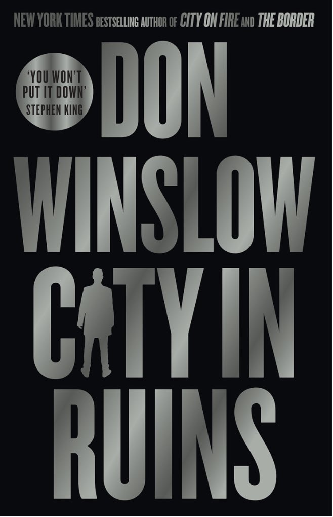 An appropriately great ending to the Danny Ryan trilogy. Hats off to Don Winslow. Apparently it’s his last novel, which is a shame, but this is the proper way to bow out. #DonWinslow @donwinslow #CityInRuins @HCinIreland @HarperCollinsUK @HarperCollins