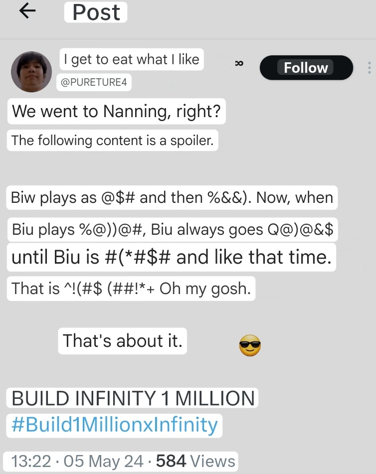 Thank you I guess? 😭🤣 BUILD INFINITY 1 MILLION #Build1MillionxInfinity @JakeB4rever