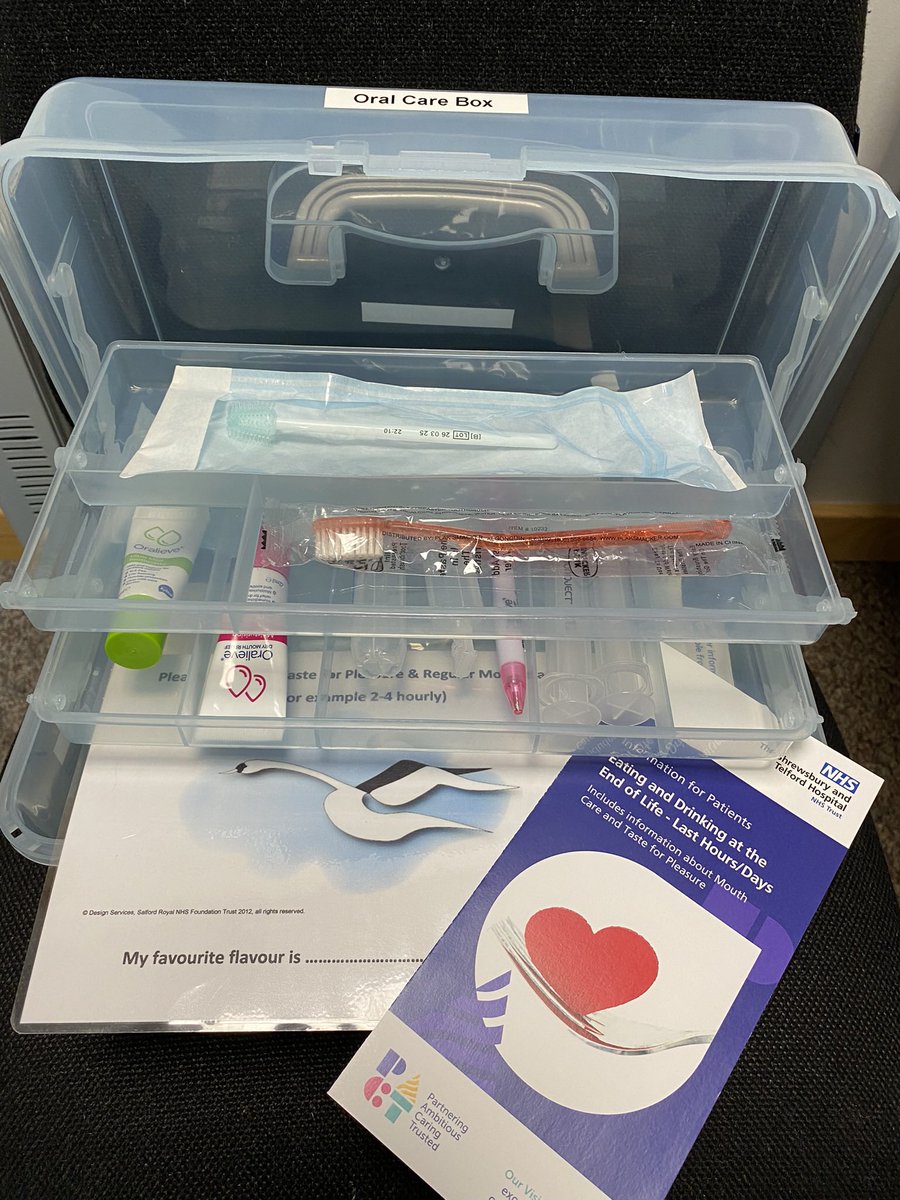 #DyingMattersWeek dying matters every day and every week, dying matters week is a great opportunity to promote the good work we are all doing, sharing good practice because we really do only have one chance to get it right 💙🦢 #EOLC #MouthCare #TasteForPleasure #SwanModelofCare