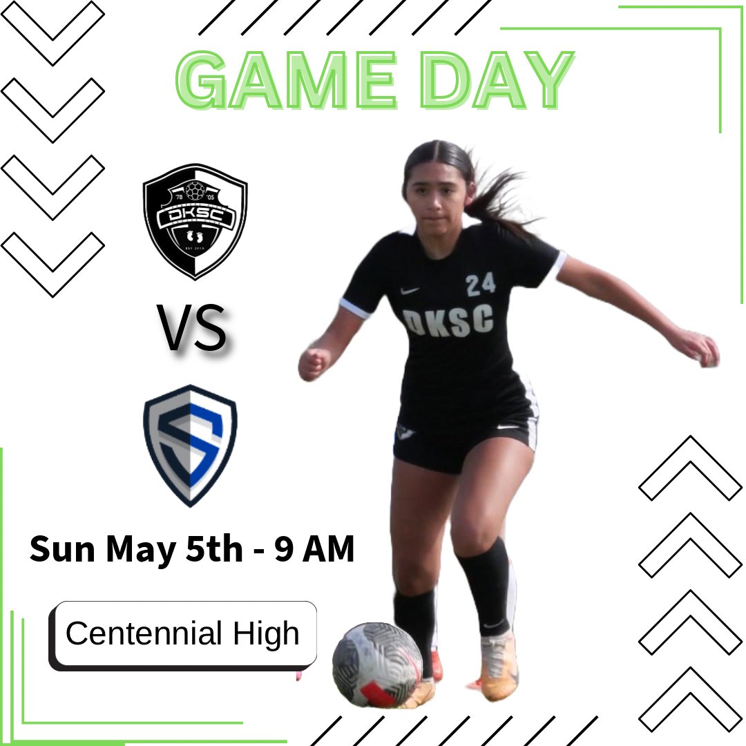 It’s our last game of the season! Looking forward to an excellent match. #DKSC 

📆 May 5
🆚 Sting Austin
📍Centennial HS 

@ecnlgirls @dksclub @prep_soccer @soccerwire @imyouthsoccer @imcollegesoccer