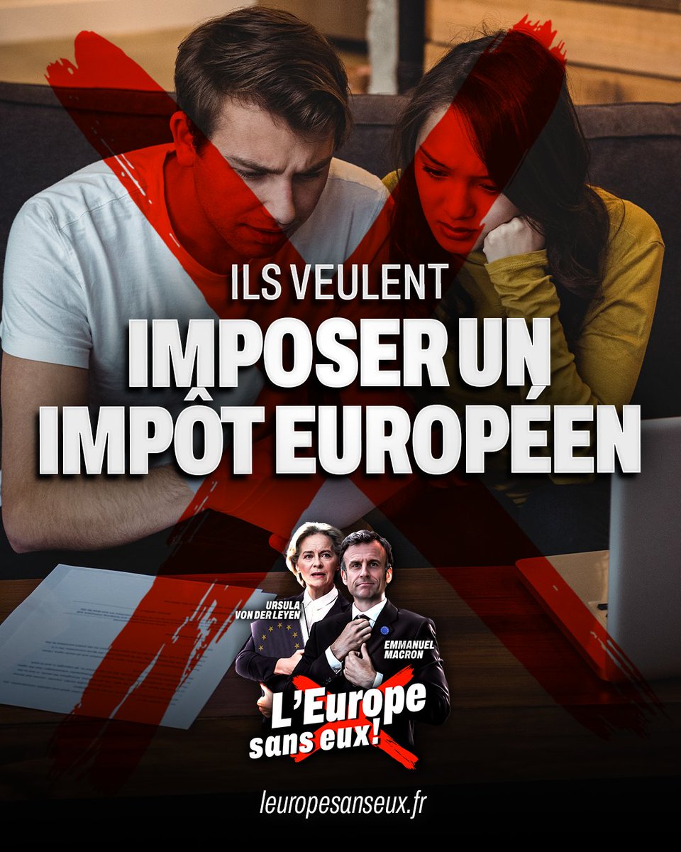 🔴 La création d'un impôt européen : la nouvelle lubie de Bruxelles !

🇫🇷 Avec Jordan Bardella, nous refuserons TOUJOURS de laisser l'UE taxer les Français.

#LeGrandJury #VivementLe9Juin