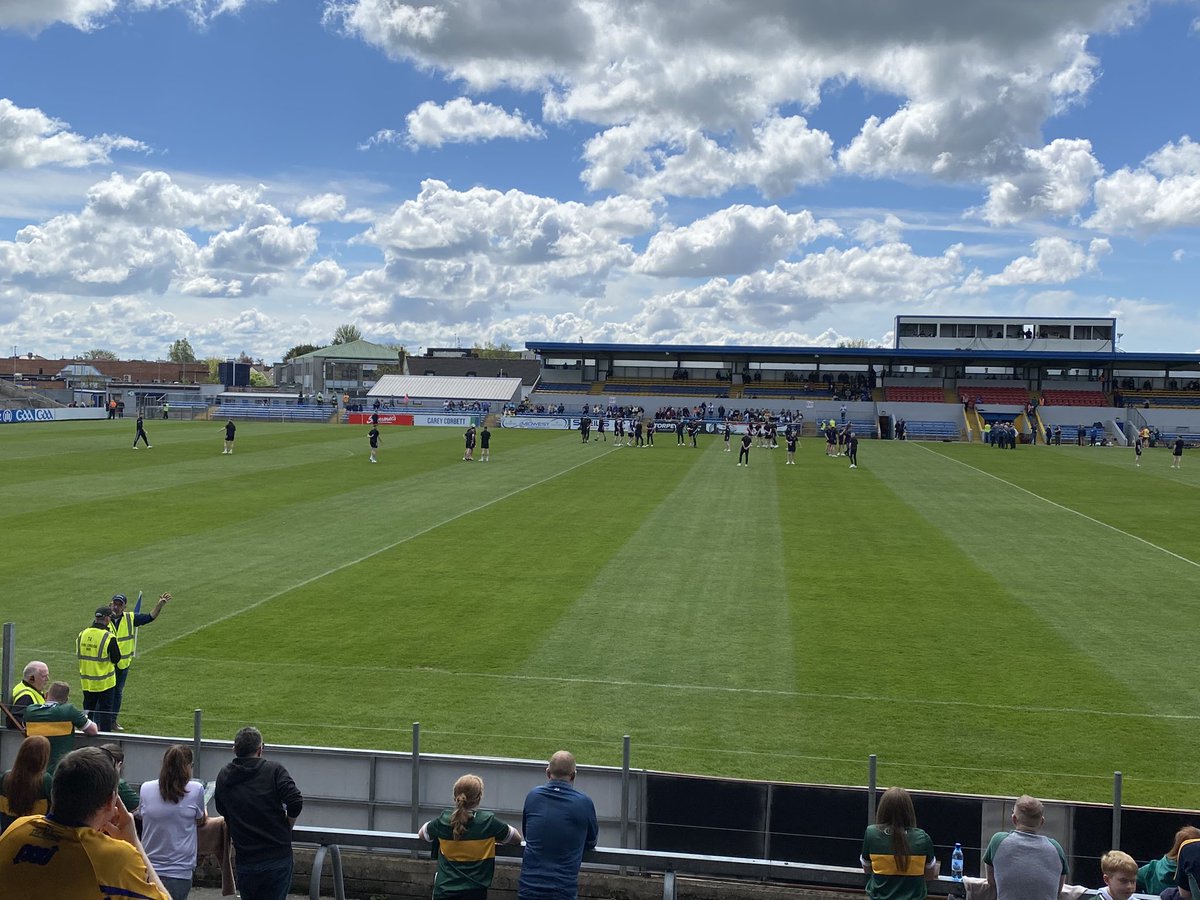 Clare out for a walk about in their own backyard. Get yourself to cusack park to cheer on the lads .