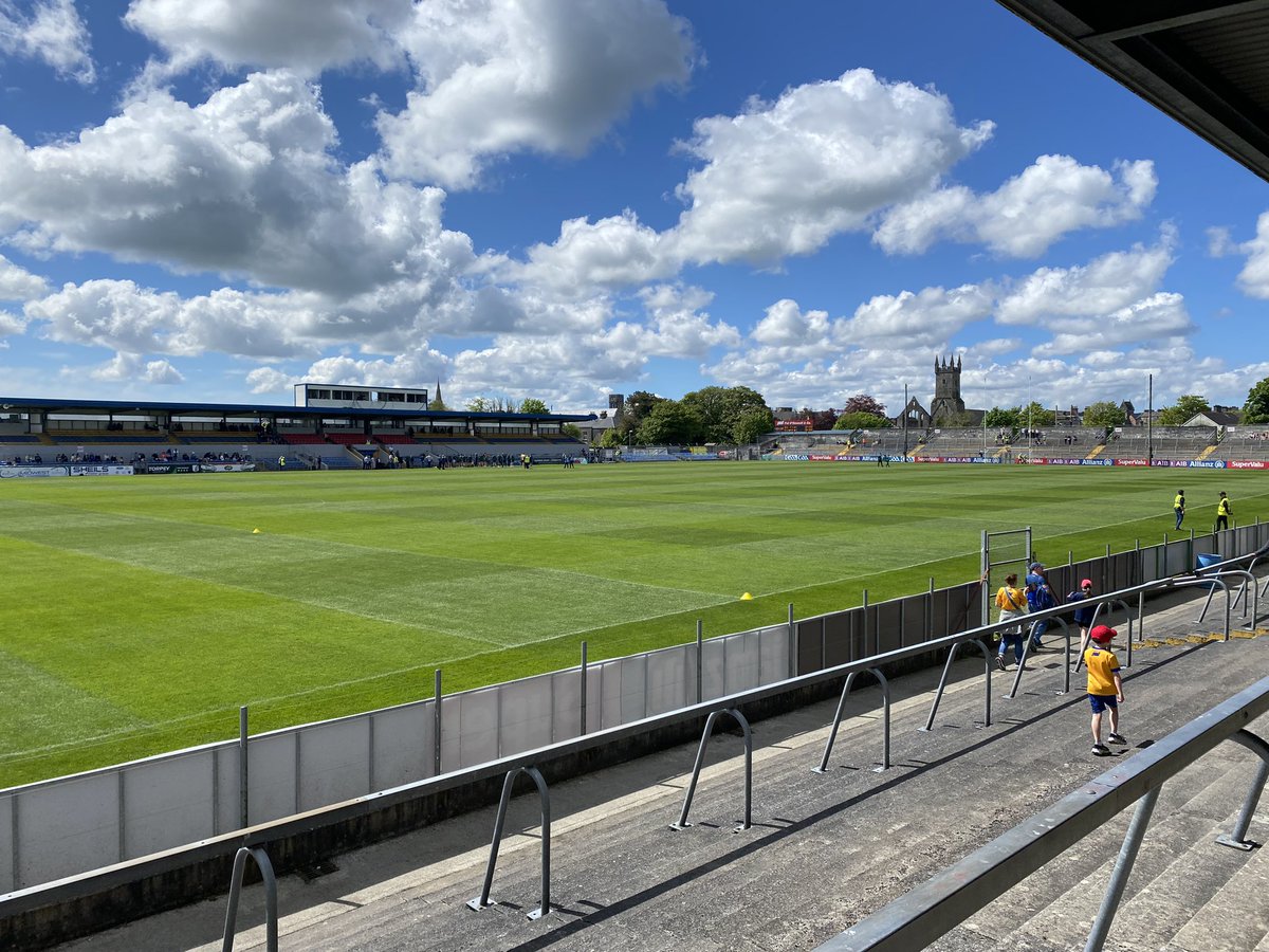 A summers day in Cusack as we look forward to the Munster football final of 2024 , throw in at 1.45 . @MunsterGAA