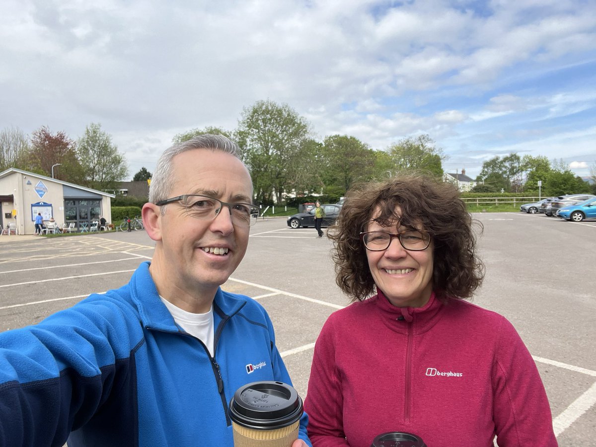 Great morning to be out walking locally stopping for a cuppa at @14LocksCafe before heading to Belle Vue Park to meet the team from @sparkleappeal at the craft & food fair being held there today!