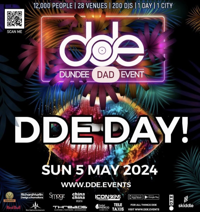 It’s Dundee Dad Event today…I’m so excited 😝😝😝