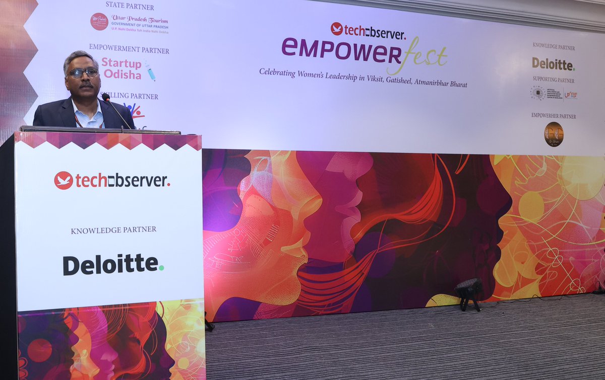 Shri @arvindtw, DG, @stpiindia, delivered the valedictory keynote address at #EmpowerFest. He emphasised the importance of #women empowerment, detailed the pivotal role of #STPI in fostering technology growth. Shri Kumar also encouraged the Samarthya Samman awardees, highlighting…