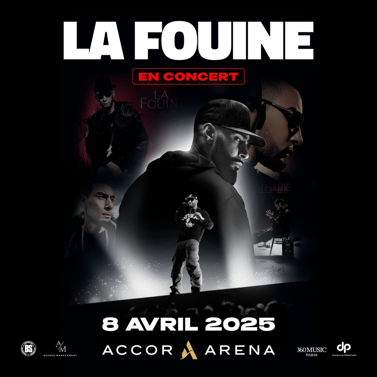 Le premier Accor Arena de La Fouine est sold out 👏🏻 Rendez-vous le 8 avril 2025
