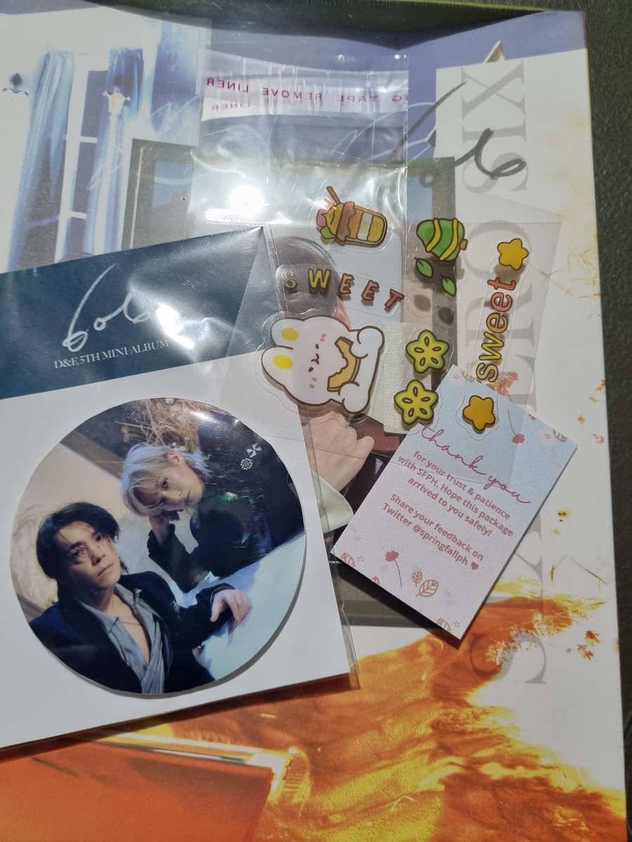 itsbrienla's tweet photo. I finally received my Super Junior D&amp;E 606 Album with Apple Music POB from @springfallph! ✨️

Thank you for the usual smooth transaction and the freebies. Will definitely order again. 💙

#SFPHFeedback #PakSFPH https://t.co/jY1ZNyrMeL