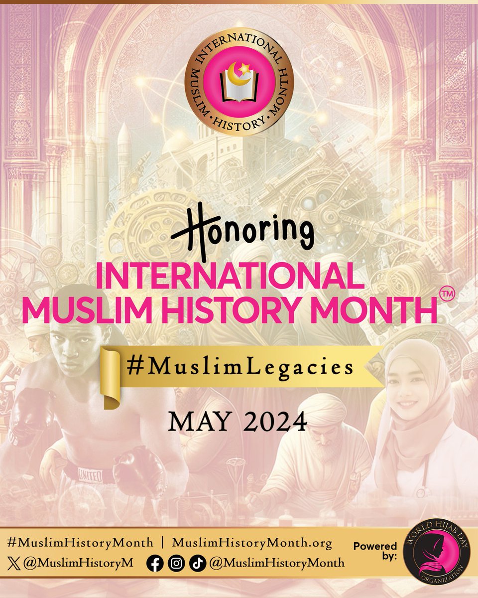 Did you know that May is recognized as International Muslim History Month (IMHM) to acknowledge and celebrate the contributions of Muslim men and women worldwide? 

Will you join us in our efforts to combat Islamophobia by spreading awareness about IMHM by uploading this poster