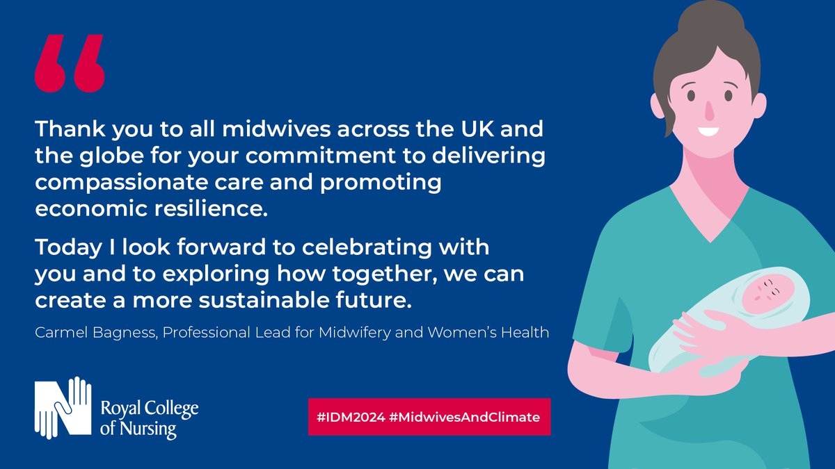 Happy International Day of the Midwife. As our midwives of the future, we want to thank our midwifery students for their commitment to maternity services. Take a look at our midwifery resources on our website: bit.ly/3vSQ1Bx #IDM2024