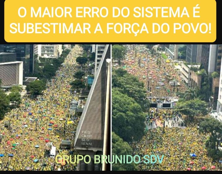 #BRUNIDOSDV🇧🇷 🫵O MAIOR ERRO DO SISTEMA É SUBESTIMAR A FORÇA DO POVO!✊ @solmanzonubile @nev2026 @MarcelodeMarco2 @jurasotero @LucenaAmarildo @vanice_a @alvesmimar3 @LaFenix61 @fatimalima8 @Nuu0204 @ADMsBRLIVRE @IreteSouza