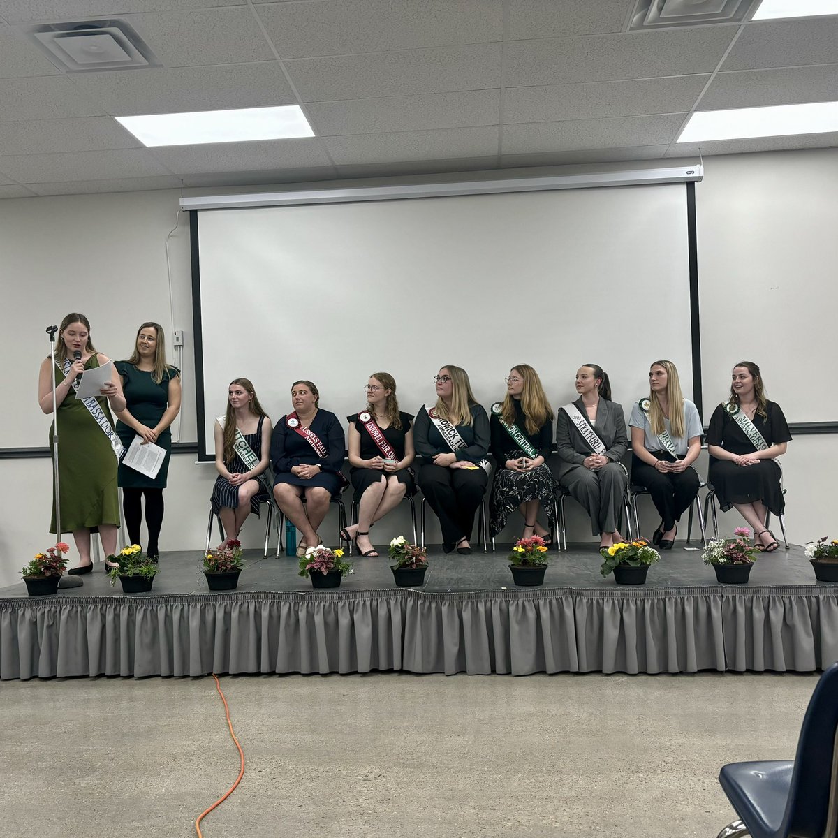 It was great to attended the District 8 Ambassador Competition last evening. For the past 25 yr, the Ag Societies across Huron & Perth have come together to support youth leadership. Congrats to Faith Knechtel from Stratford on becoming the 24-25 District 8 Ambassador!