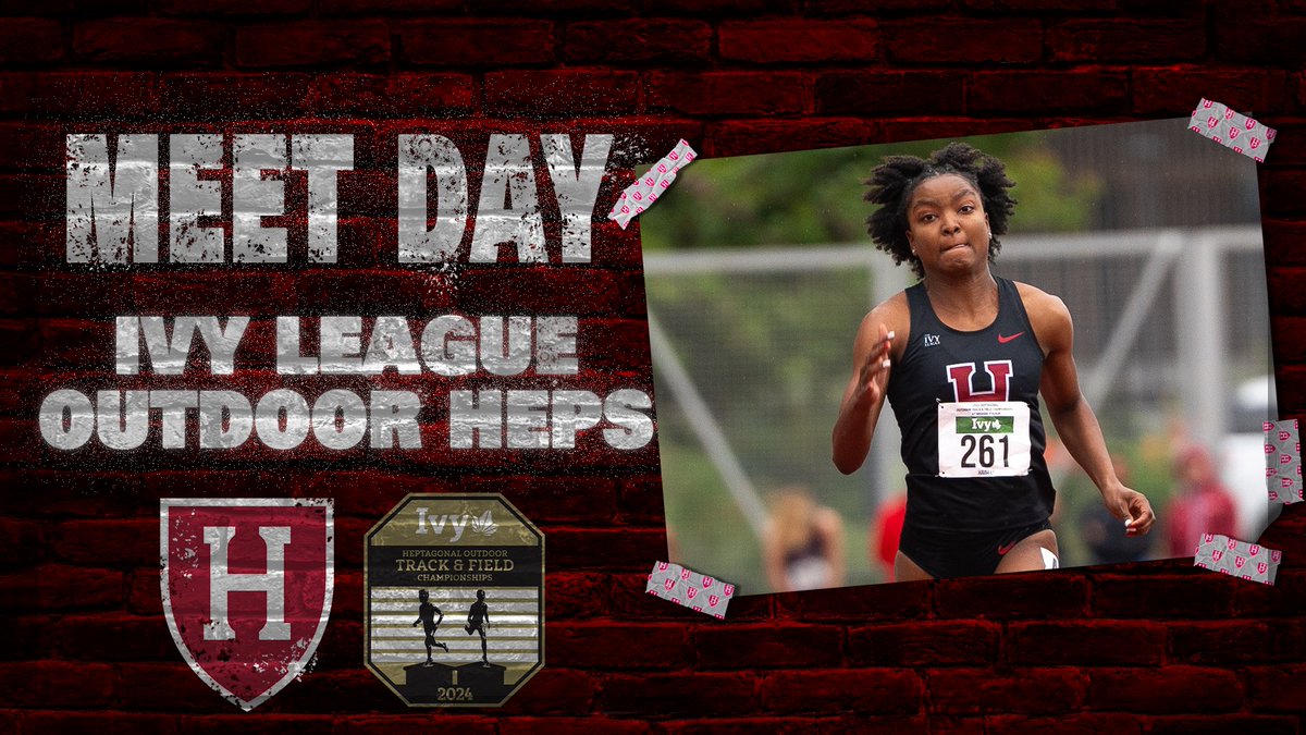 Ready for this Moment 👏 🏃2024 Ivy League Heptagonal Outdoor Championships 📍Princeton, N.J. 🏟️Weaver Stadium 📊bit.ly/3y1ZlYL 📺es.pn/3wufUfd 🌎bit.ly/3QreSrl #GoCrimson