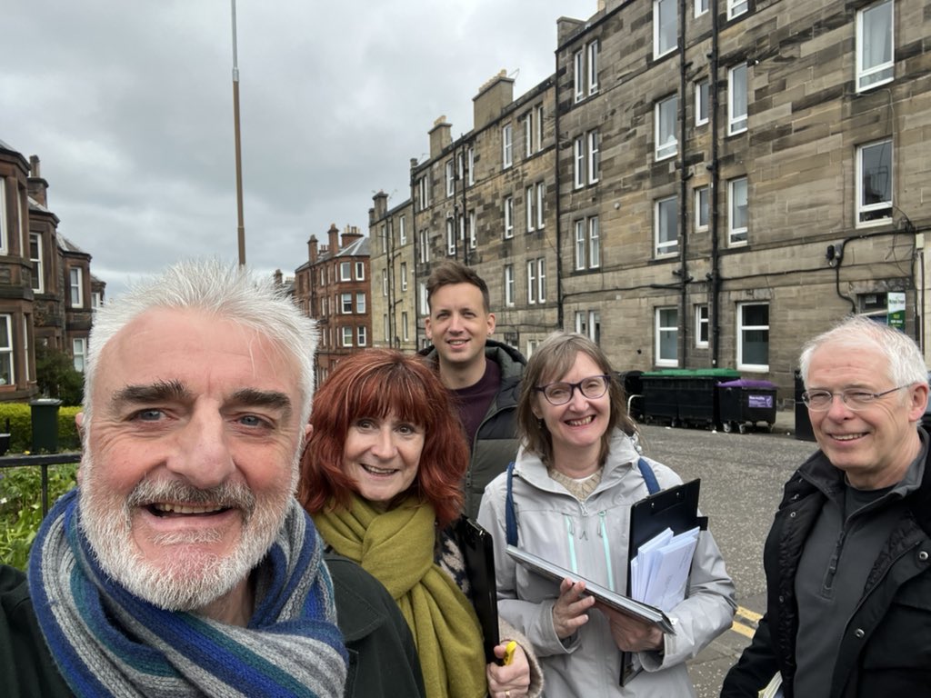 Great results on the doorsteps this morning as the first of our @eastsnp teams hit the streets of Restalrig. @theSNP