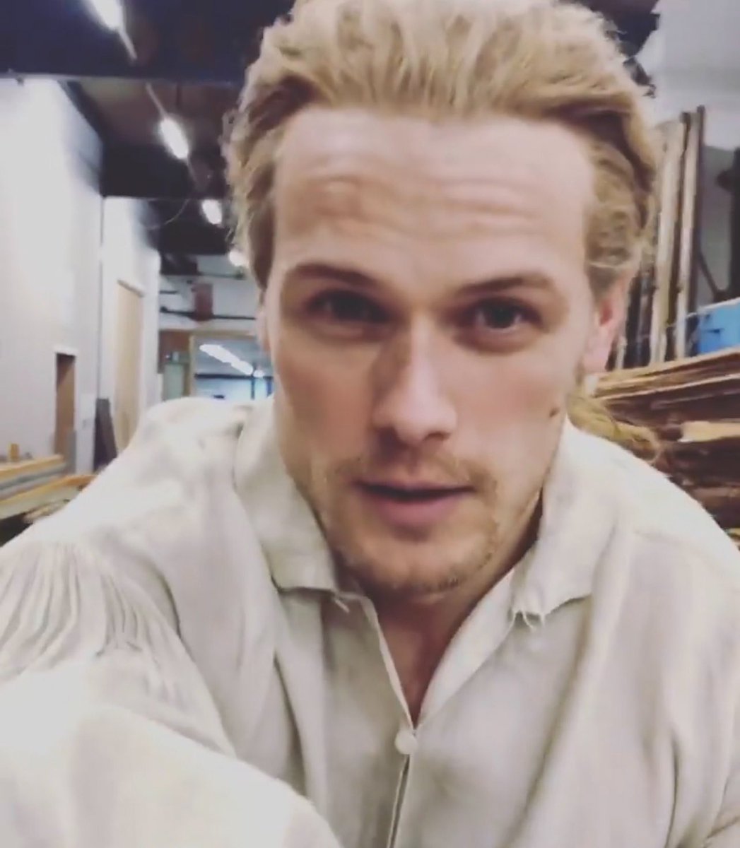 #Droughtlander #SamHeughan 
IG post #654

11/14/2019 “Last days of Outlander_stars season 5…. Where is everybody and why are there no BRAKES!!?🤪💥”