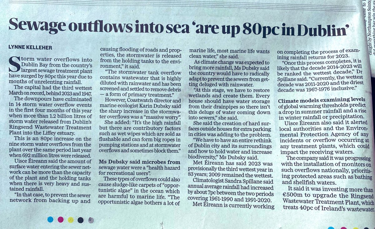 I think they forgot the obligatory picture of a cow to go with this……

Imagine the outcry if Agri outflows to water were up 80% 🤔