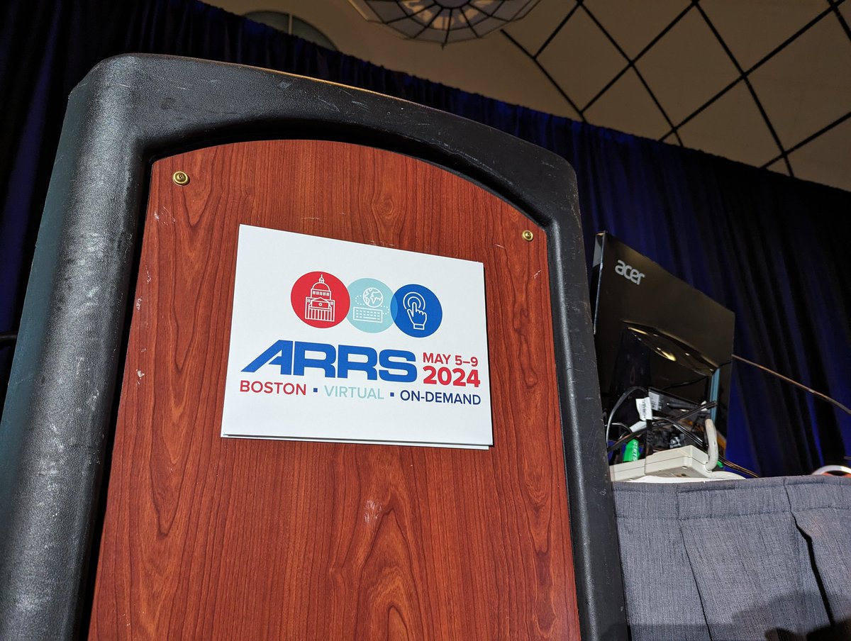 Welcome to the first day of #ARRS24! As we embark on this exciting journey, we are thrilled to bring together a diverse community committed to advancing knowledge and skills in radiology.