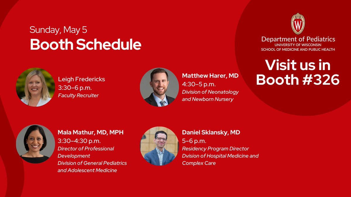 Our #WiscAtPAS faculty, fellows, residents, & research staff will be presenting & participating in workshops, SIGs, networking breakouts, and oral abstracts. Visit booth 326 at today’s poster session. go.wisc.edu/j669vy #PAS2024