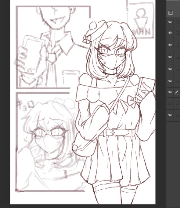 久しぶりに描いたけど、めちゃかわいいなお前……。 