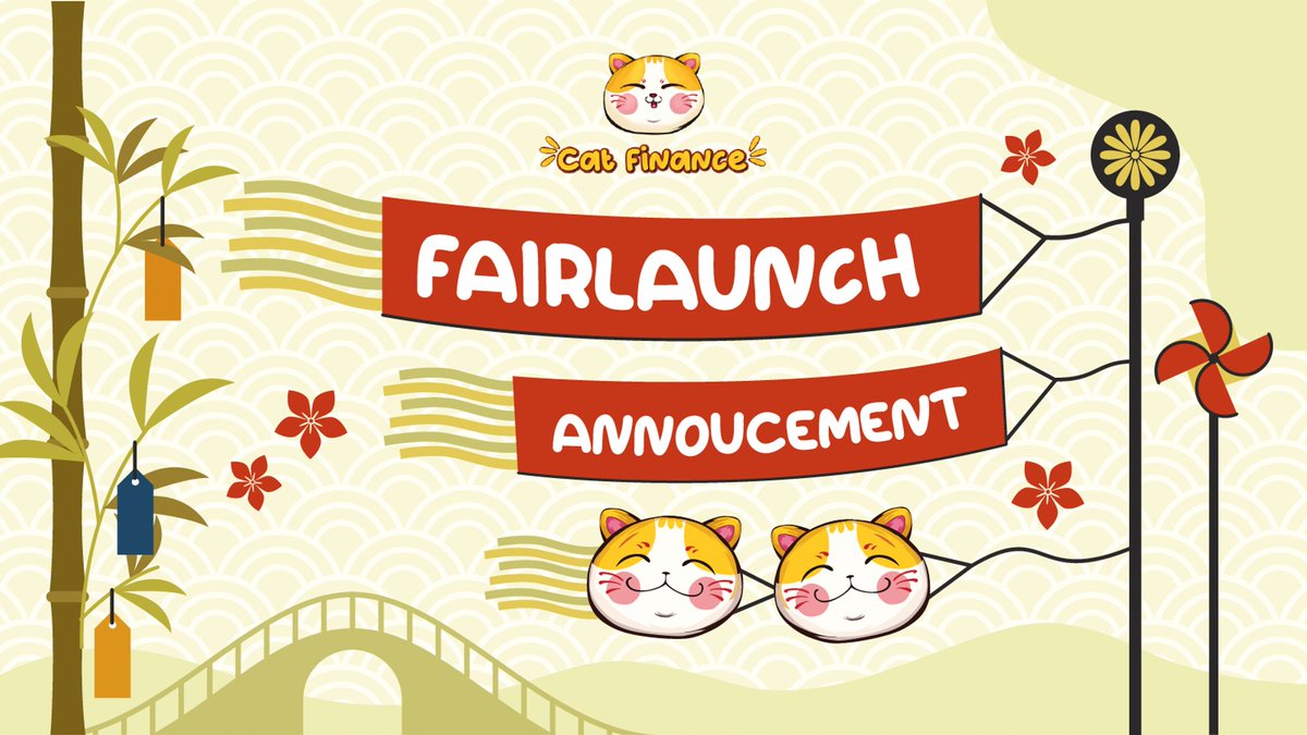 💥🎊 Fair launch of $CAT on Pinksale is LIVE! Join us in this exciting journey. Don't miss out! 🔗Link to Presale on Pinksale: pinksale.finance/launchpad/bsc/…… 🚀 STARTS ON: 5th May 12:00 UTC 🚀 ENDS ON: 8th May 17:00 UTC #Fairlaunch #presale $cat #CatFinance
