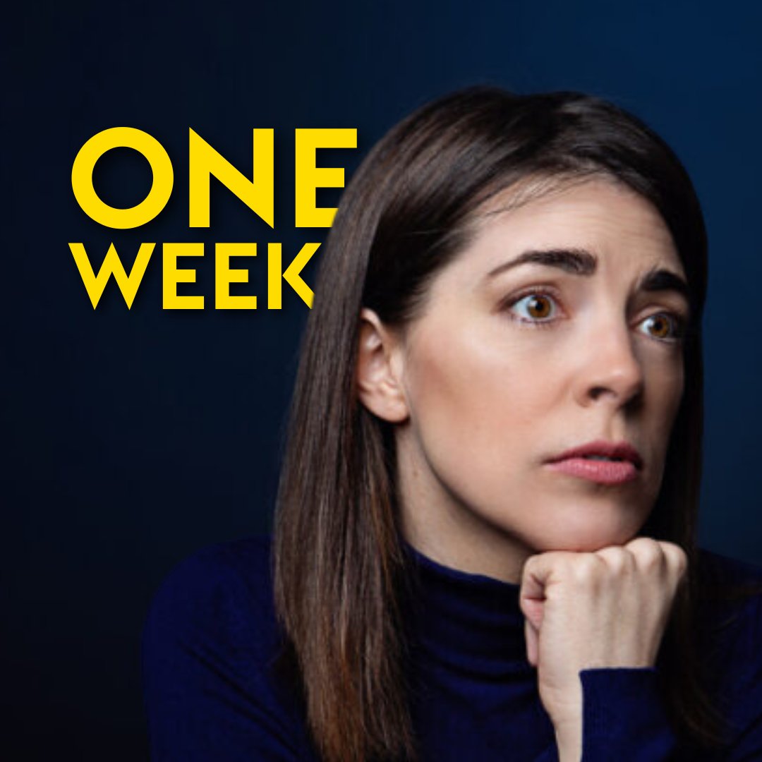 It's ONE WEEK until Rosie Holt arrives! 🎤 Following a hugely successful Edinburgh Fringe season, Rosie takes this brand-new show on the road, to tightrope the thin line between politics and entertainment. 12 May 2024 👉 loom.ly/A4nLEnk
