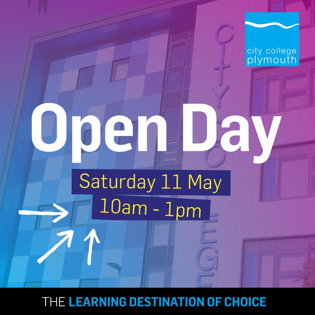 Take a deep dive into your future! 🌊 Join us on Saturday 11 May, 10 til 1, to explore our exciting courses, meet our industry-experienced lecturers and see where your dreams can take you. Sign up below 👇 bit.ly/3I6mGu8 #OpenDay #Future #Education