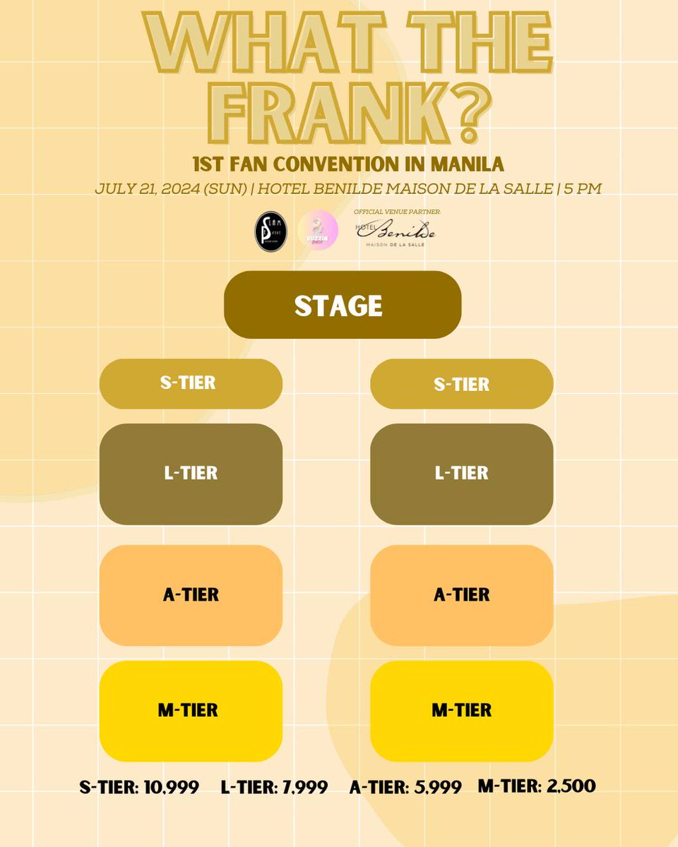 Tickets are now available for WHAT THE FRANK 1st Fan Convention in Manila. Special Early Discounted Rates are to be offered from May 5-15, 2024. Regular ticket prices will take effect starting May 16, 2024 onwards. #WhattheFRANKinMNL by @SLAMEventProd