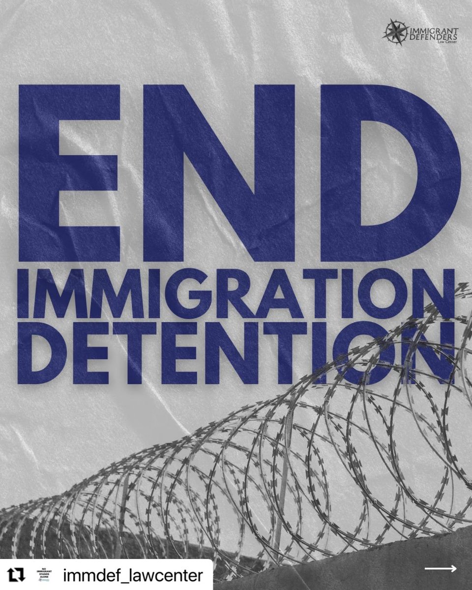 #Repost @immdef_lawcenter with @use.repost
・・・
Detention should NOT be about politics.

#HumanRights #EndDetention #ImmigrantJustice #WelcomeWithDignity