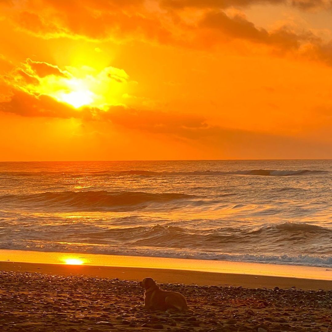 An awesome sunrise over Playa La Rada, Estepona. #estepona #costadelsol #spain