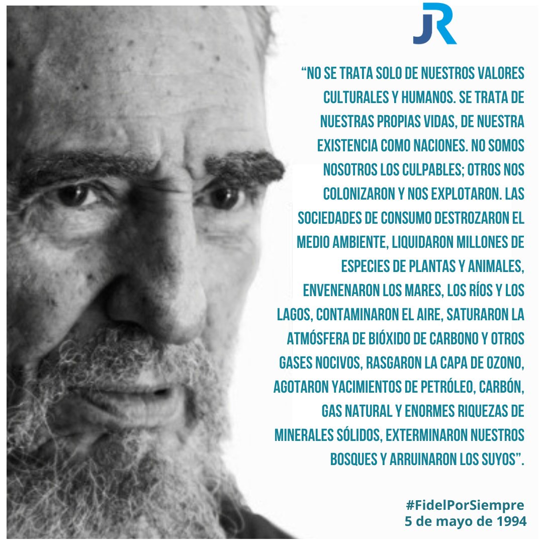 Buenos días desde #Cuba🇨🇺 hoy 5 de mayo de 2024

Con #FidelPorSiempre en la memoria y en el ❤️ de #Cuba🇨🇺

#EstaEsLaRevolución de #GenteQueSuma