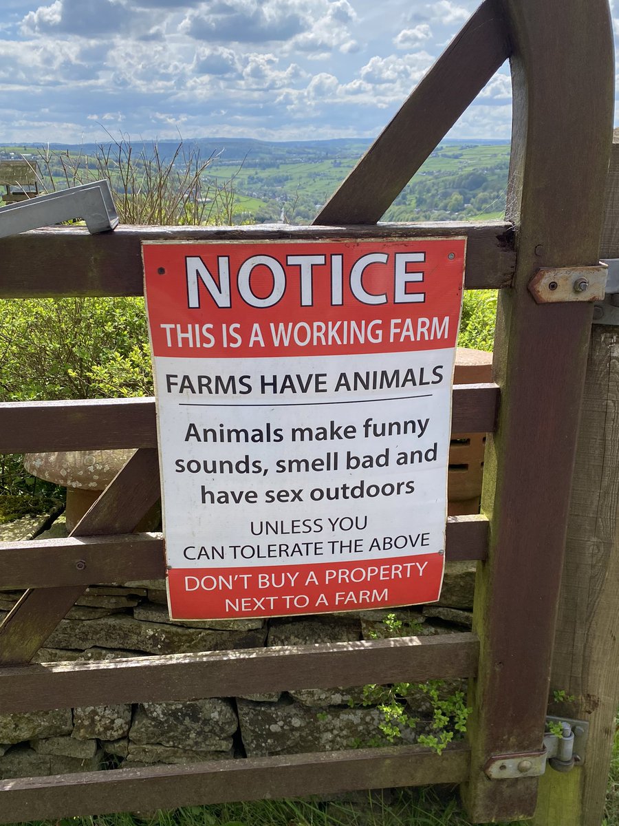 My favourite country walk sign yet…