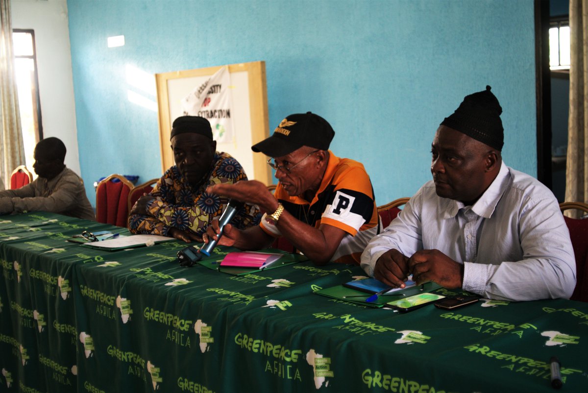 Indigenous and local chiefs in Cameroon speak on their concerns about extractive industries and their effects on the ecosystems. These communities have shown that we can live in harmony with nature. Drop a ✅ if you want these industries to STOP destruction.