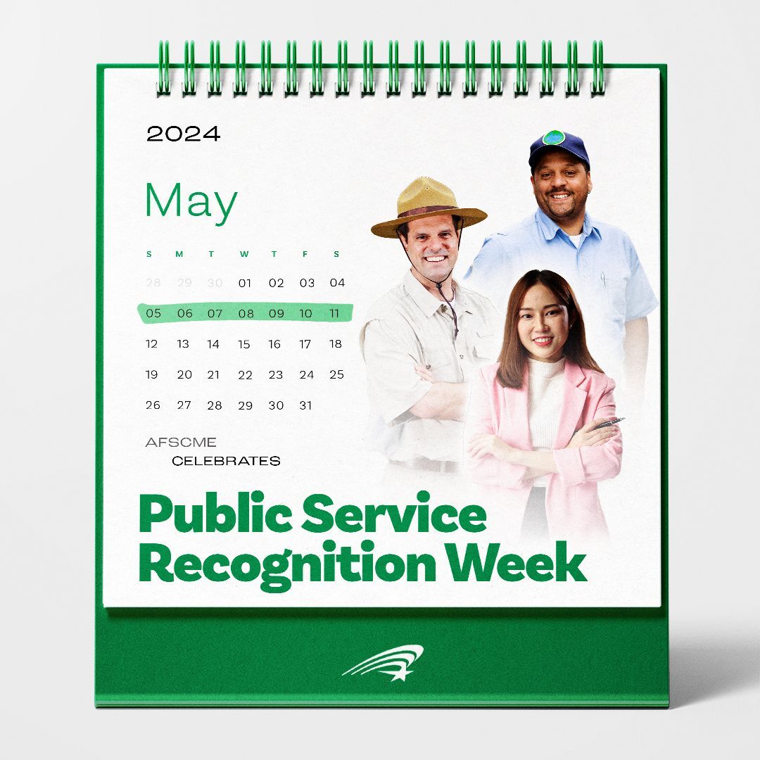 This National Public Service Recognition Week, we extend our gratitude to the 1.4 million AFSCME members who work tirelessly to keep our communities thriving.