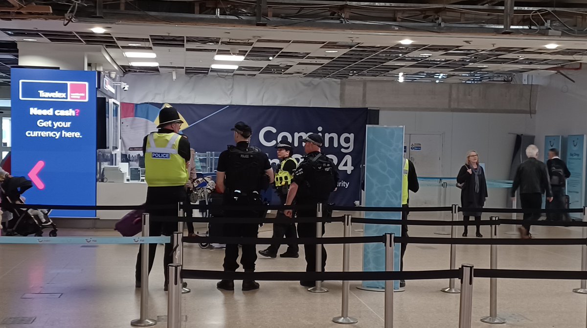 Our specially trained #ProjectServator officers have continued to pop up in and around @bhx_official throughout the day. We use a wide range of resources at all times of the day and night to keep the airport safe. Find out more: bit.ly/3NV6kqI