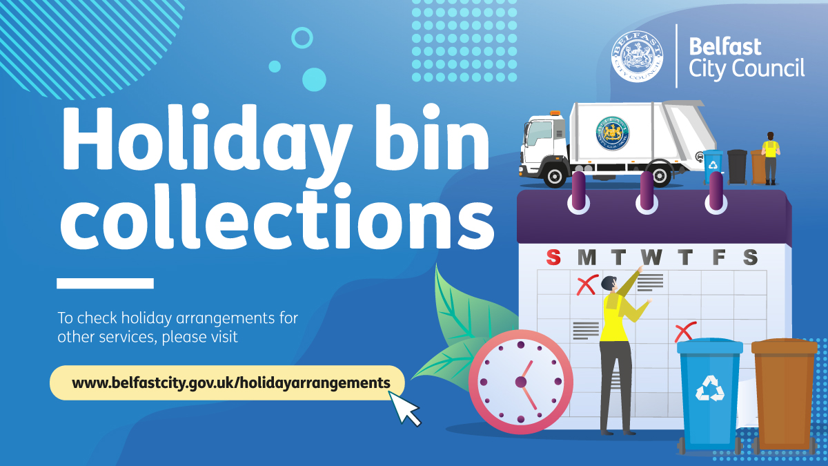📢IMPORTANT REMINDER📢 All our bin & box collections are taking place as normal tomorrow (Monday 6 May). Please leave them out at their usual collection point by 7am if yours is scheduled to be emptied. This includes @BrysonRecycling collections.