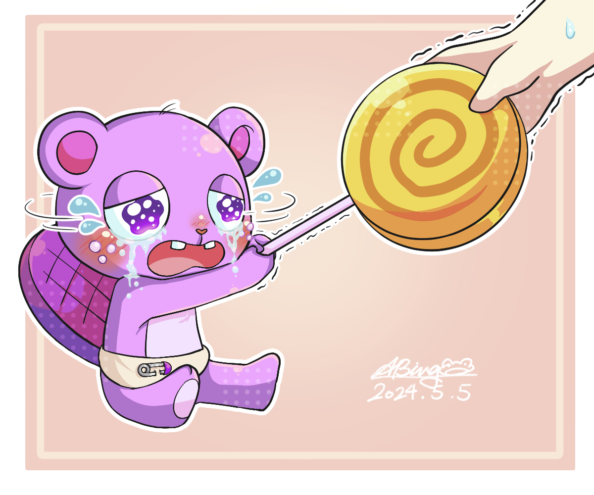 「返してー」

#ハピちび #HTF #HappyTreeFriends #htftoothy