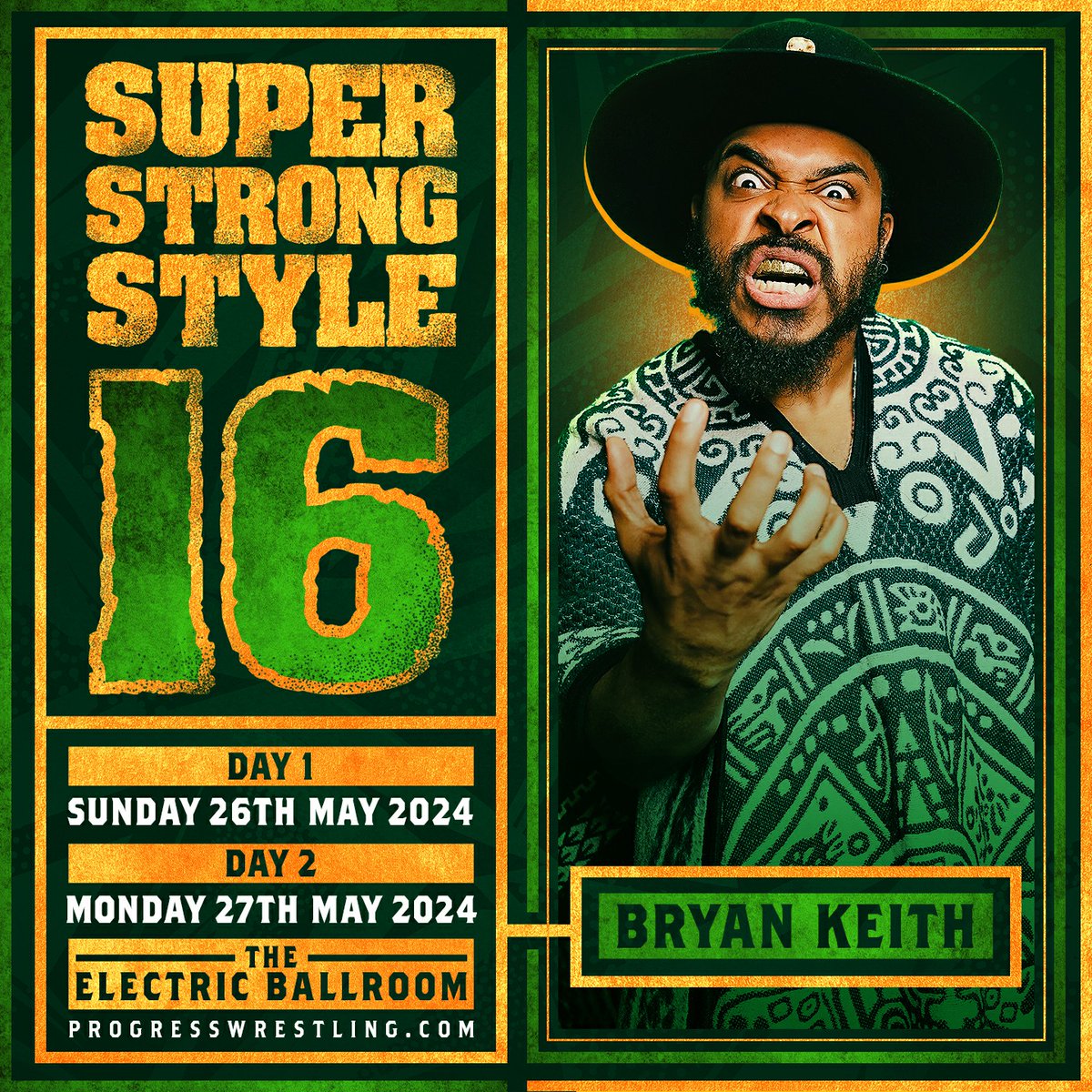 🚨 SUPER STRONG STYLE 16 UPDATE Unfortunately, Bryan Keith won't be able to participate in this year's #SSS16 tournament. The International Bounty Hunter will be back for a later Chapter TBD. ‼️ Bryan's replacement will be announced TONIGHT at 6 PM. 🎟️ progresswrestling.com/tickets