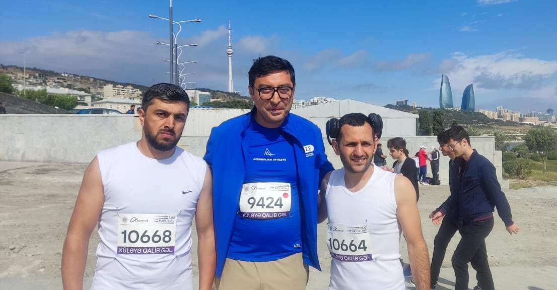 #BakuMarathon2024-də #KüləyəQalibGəl-miş 11 #metropolitençi qalibi təbrik edirik:

qatar maşinistləri Emil Rüstəmov və Əli Nəcəfov;
baxıcı-çilingər Razim Nağıyev;
akkumulyatorçu Turan Mirzəyev; 
yol montyoru Sadiq Həsənli;
mühəndis-texniki qurğular dispetçeri Fərhad Məmmədov;
...